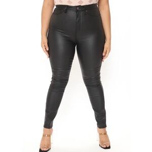 Fashion Nova Coated With Love Skinny Pants